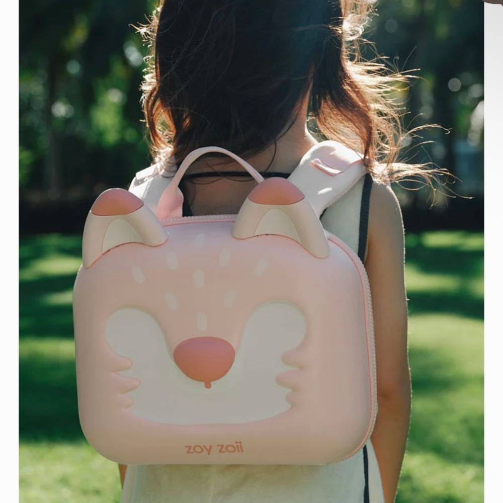 Pink Kids Animal Backpack